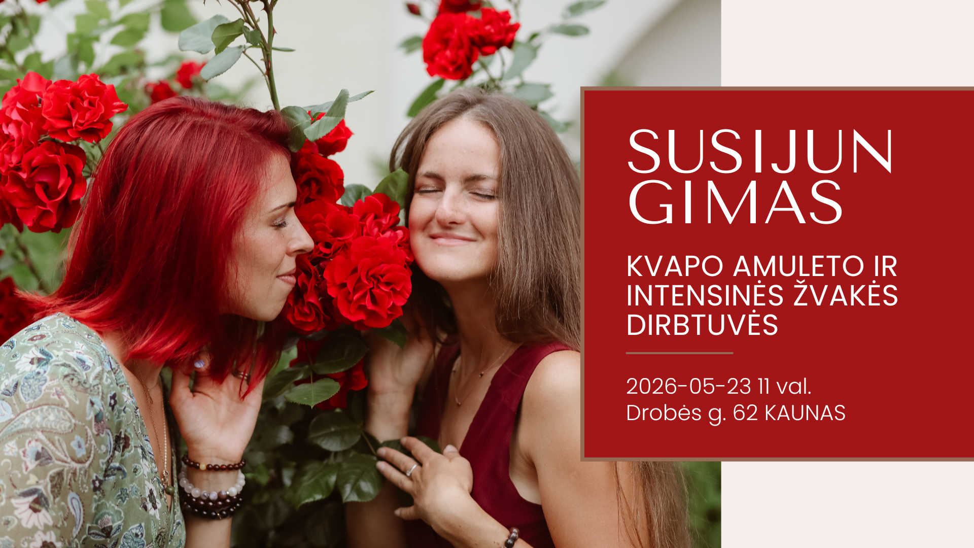 Kvapų dirbtuvės - SUSIJUNGIMAS (2026-05-23 11 val.)